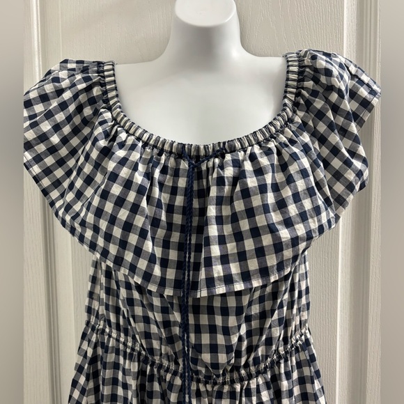 SO 100% Cotton Blue and White Off-the-Shoulder Sundress
Size XLarge - Picture 2 of 6